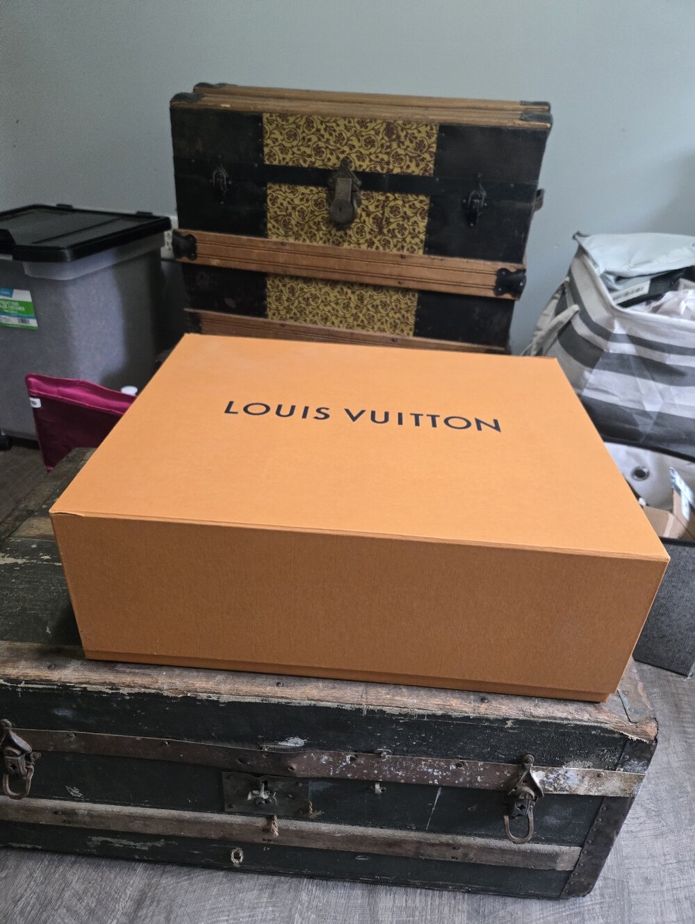 Louis Vuitton Neverfull Orange Gift Box - Branded Storage Box